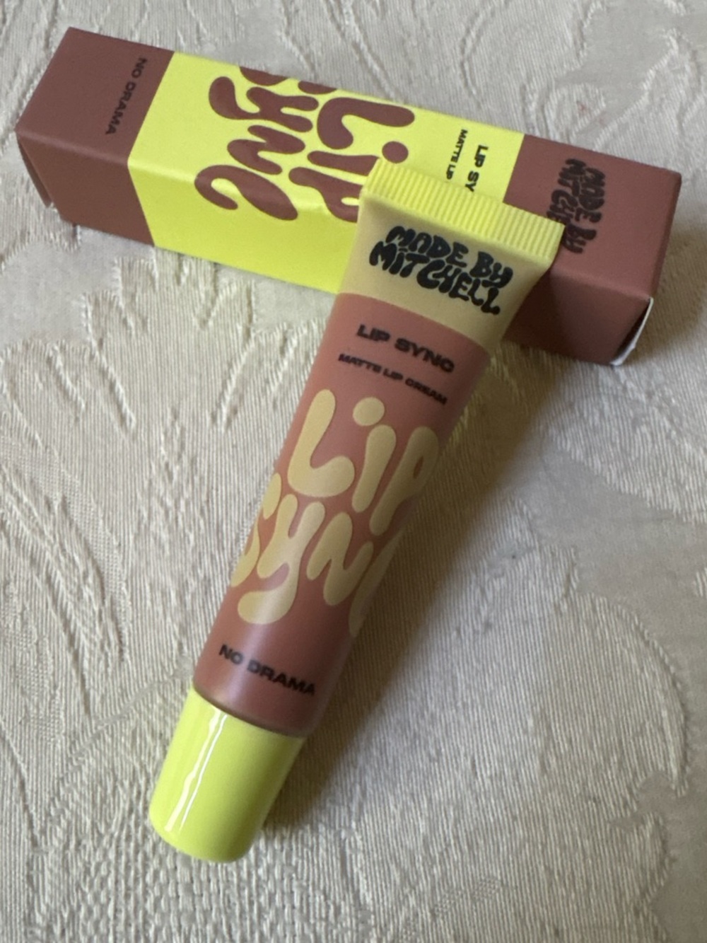 Made by Mitchell Lip Sync Matte Lip Cream Lipstick No Drama BNIB
